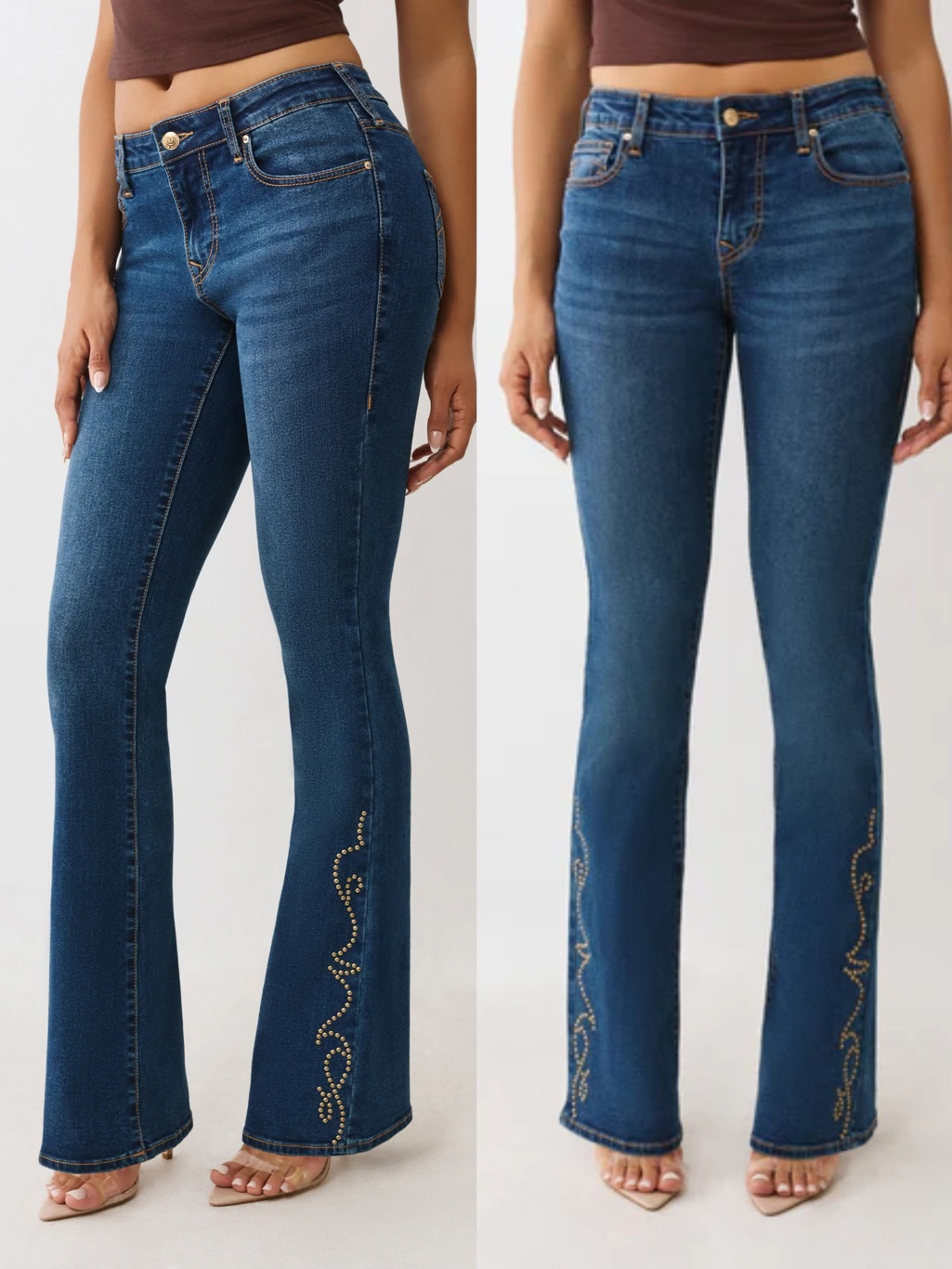 Nwt True Religion Becca Mid Rise Boot Cut Medium Wash Western Denim Jeans 28